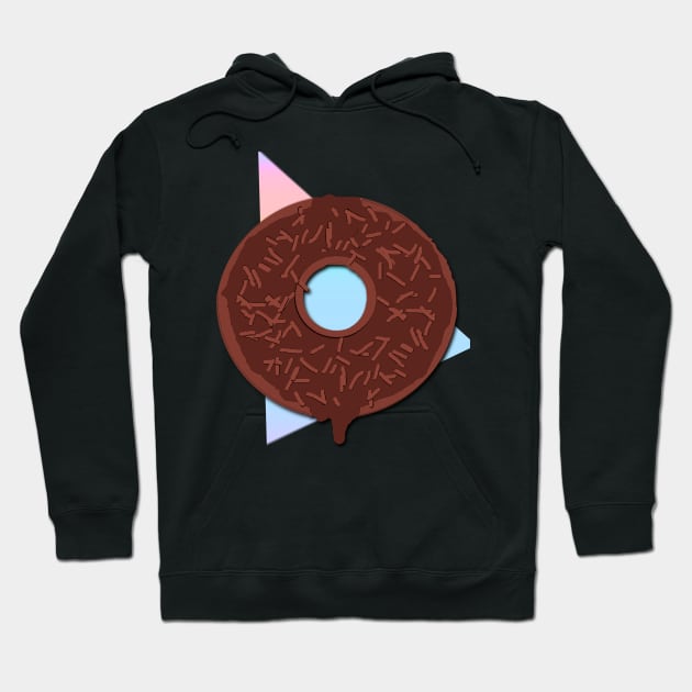 double chocolate doughnut Hoodie by swiftjennifer